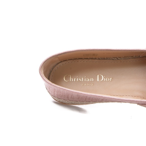 Christian Dior Rose Granville Espadrilles - Picture 3 of 13